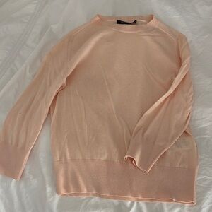 Loro Piana Peach Crewneck Sweater
